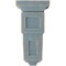 Ekena Millwork 6"W x 6 3/4"D x 12"H Large Reyes Wood Vintage Decor Corbel, Driftwood Blue CORWD06X06X12RYBU - alternate 3